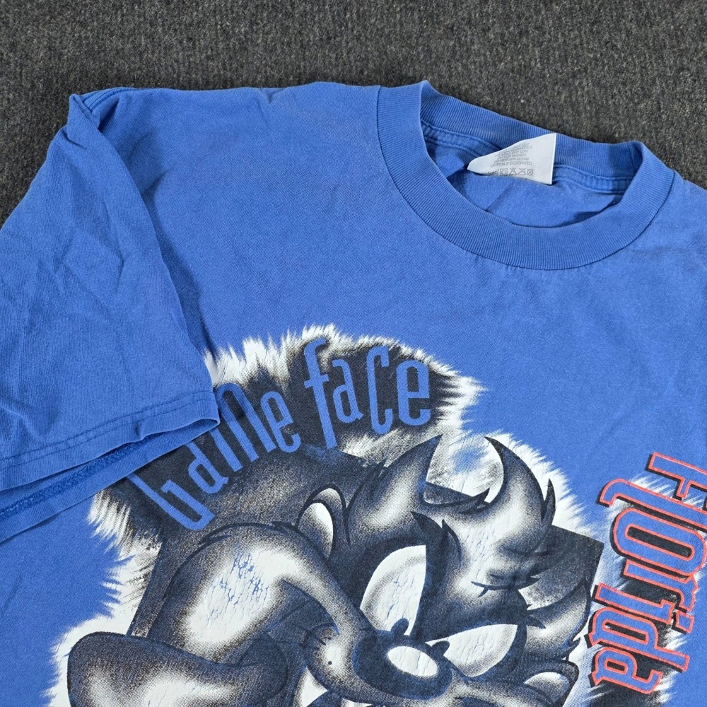 Rare VTG 1997 Florida Gators Looney Toons Taz Game Face‎ T-Shirt Mens Large CSA